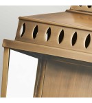 Kinkiety zewnętrzne - Elstead Lighting Duża latarnia naścienna Mansion House - 2 źródła światła - Postarzany mosiądz IP44 MANSION-HOUSE-L-BR - product 2