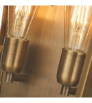 Kinkiety zewnętrzne - Elstead Lighting Duża latarnia naścienna Mansion House - 2 źródła światła - Postarzany mosiądz IP44 MANSION-HOUSE-L-BR - product 3
