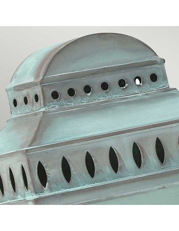 Elstead Lighting Latarnia naścienna Mansion House - 1 źródło światła - Grynszpan IP44 MANSION-HOUSE-V - produkt 2