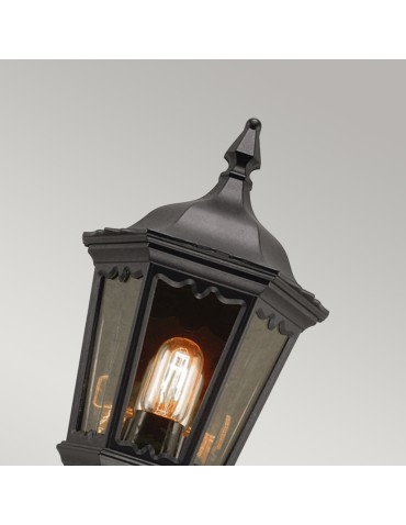Elstead Lighting Latarnia naścienna z czujnikiem PIR Medstead - 1 źródło światła IP44 MD7-PIR-BLACK - produkt 2