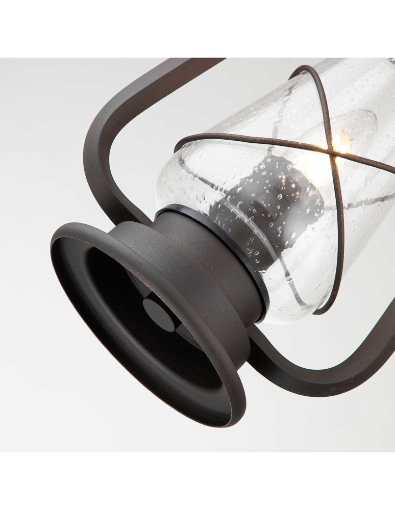 Elstead Lighting Latarnia wisząca Miners - 1 źródło światła IP44 MINERS-CHN