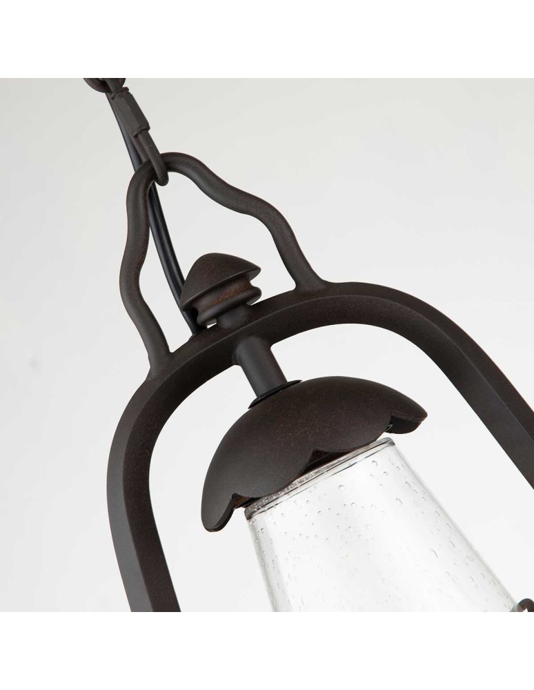 Elstead Lighting Latarnia wisząca Miners - 1 źródło światła IP44 MINERS-CHN