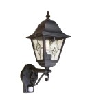 Kinkiety zewnętrzne - Elstead Lighting Latarnia naścienna z czujnikiem PIR Norfolk - 1 źródło światła IP44 NR1-PIR-BLACK - product 1