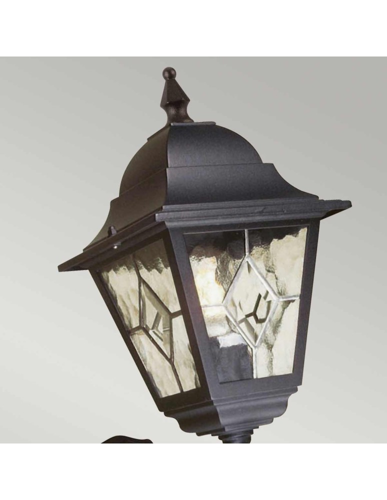 Elstead Lighting Latarnia naścienna z czujnikiem PIR Norfolk - 1 źródło światła IP44 NR1-PIR-BLACK