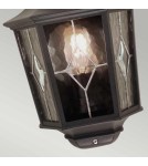Kinkiety zewnętrzne - Elstead Lighting Latarnia naścienna Norfolk - 1 źródło światła IP44 NR7-2-BLK - product 3