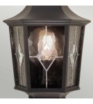 Kinkiety zewnętrzne - Elstead Lighting Latarnia naścienna Norfolk - 1 źródło światła IP44 NR7-2-BLK - product 4