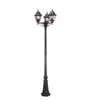 Lampy zewnętrzne latarnie - Elstead Lighting Duża latarnia stojąca Norfolk - 3 źródło światła IP44 NR8-BLK - product 1