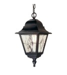 Lampy zewnętrzne wiszące - Elstead Lighting Latarnia wisząca Norfolk - 1 źródło światła IP44 NR9-BLK - product 1