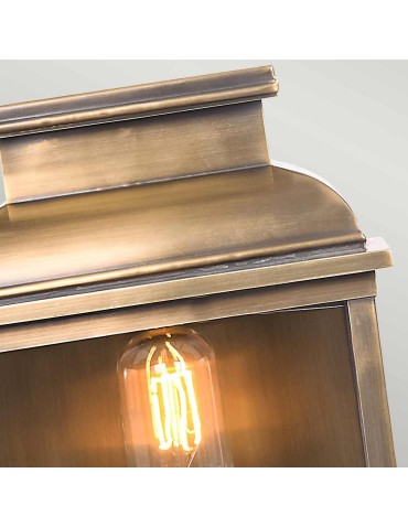 Elstead Lighting Latarnia naścienna Old Bailey - 1 źródło światła IP44 OLD-BAILEY-BR - produkt 2