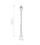 Elstead Lighting Duża latarnia stojąca Philadelphia - 3 źródło światła IP44 PH5-L-OB Elstead Lighting Duża latarnia stojąca Philadelphia - 3 źródło światła IP44 PH5-L-OB