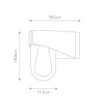 Kinkiety zewnętrzne - Elstead Lighting Latarnia naścienna Porto - 1 źródło światła IP44 PORTO - product 2
