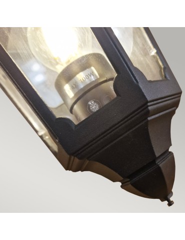 Elstead Lighting Latarnia naścienna Parish - 1 źródło światła IP44 PR7-BLACK - produkt 2
