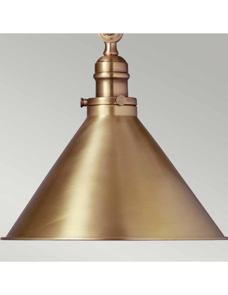 Elstead Lighting Kinkiet / Lampa wisząca Provence - 1 źródło światła - Postarzany mosiądz PV-GWP-AB Elstead Lighting Kinkiet / Lampa wisząca Provence - 1 źródło światła - Postarzany mosiądz PV-GWP-AB