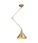 Elstead Lighting Kinkiet / Lampa wisząca Provence - 1 źródło światła - Postarzany mosiądz PV-GWP-AB Elstead Lighting Kinkiet / Lampa wisząca Provence - 1 źródło światła - Postarzany mosiądz PV-GWP-AB