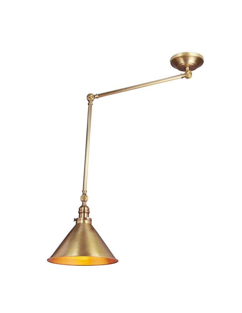 Elstead Lighting Kinkiet / Lampa wisząca Provence - 1 źródło światła - Postarzany mosiądz PV-GWP-AB Elstead Lighting Kinkiet / Lampa wisząca Provence - 1 źródło światła - Postarzany mosiądz PV-GWP-AB