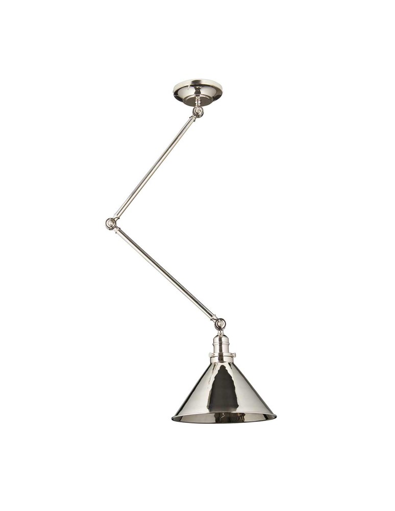 Elstead Lighting Kinkiet / Lampa wisząca Provence - 1 źródło światła - Polerowany nikiel PV-GWP-PN Elstead Lighting Kinkiet / Lampa wisząca Provence - 1 źródło światła - Polerowany nikiel PV-GWP-PN