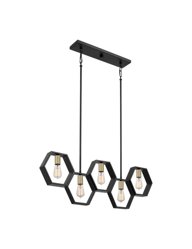 Elstead Lighting Lampa wisząca Bismarck - 5 źródeł światła QZ-BISMARCK-ISLE-EK Elstead Lighting Lampa wisząca Bismarck - 5 źródeł światła QZ-BISMARCK-ISLE-EK