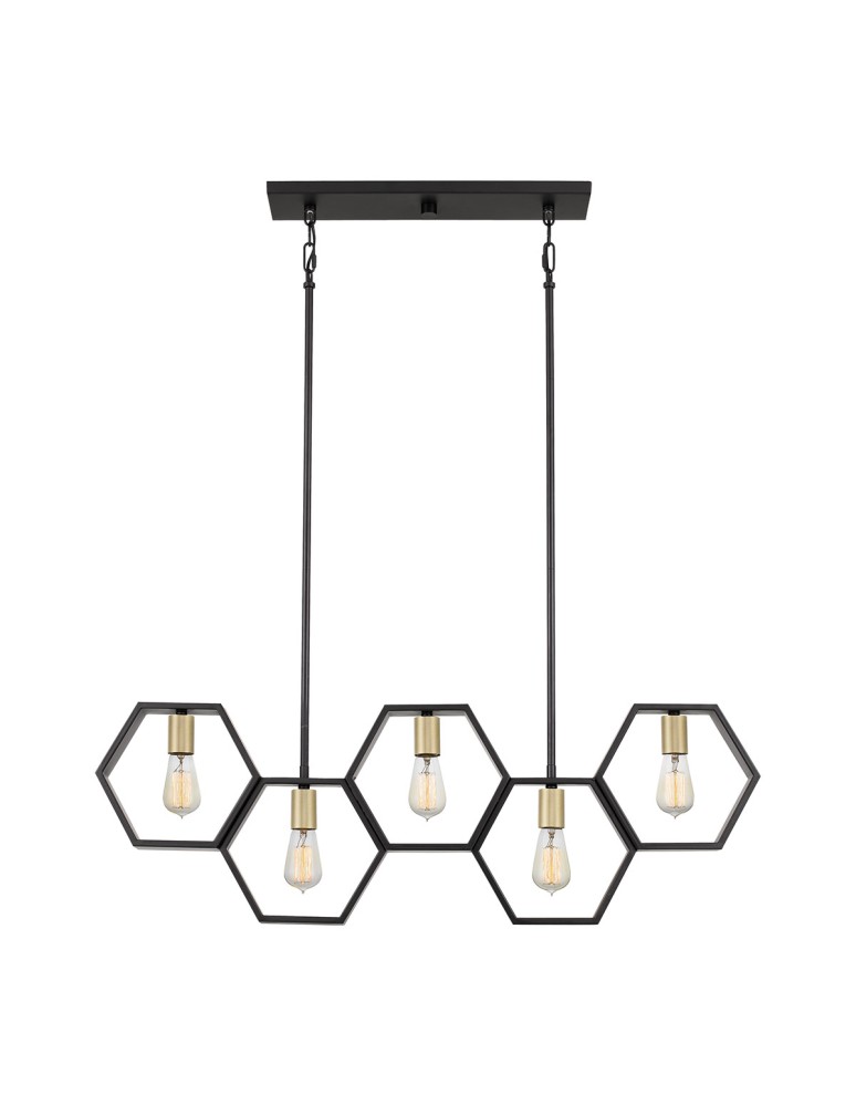 Elstead Lighting Lampa wisząca Bismarck - 5 źródeł światła QZ-BISMARCK-ISLE-EK Elstead Lighting Lampa wisząca Bismarck - 5 źródeł światła QZ-BISMARCK-ISLE-EK