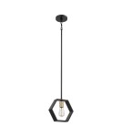 Lampy wiszące - Elstead Lighting Mała lampa wisząca Bismarck - 1 źródło światła QZ-BISMARCK-MP-EK - product 1