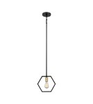 Lampy wiszące - Elstead Lighting Mała lampa wisząca Bismarck - 1 źródło światła QZ-BISMARCK-MP-EK - product 4