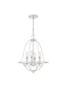 Elstead Lighting Lampa wisząca Bradbury - 4 źródła światła - Antyczna biel QZ-BRADBURY-4P-AWH