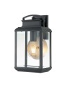 Elstead Lighting Średnia latarnia naścienna Byron - 1 źródło światła - Grafitowe IP44 QZ-BYRON-M-GR Elstead Lighting Średnia latarnia naścienna Byron - 1 źródło światła - Grafitowe IP44 QZ-BYRON-M-GR