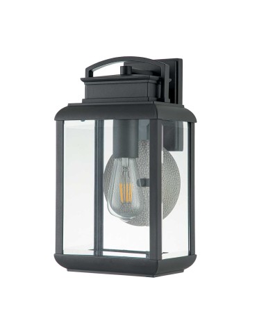 Elstead Lighting Średnia latarnia naścienna Byron - 1 źródło światła - Grafitowe IP44 QZ-BYRON-M-GR - produkt 2