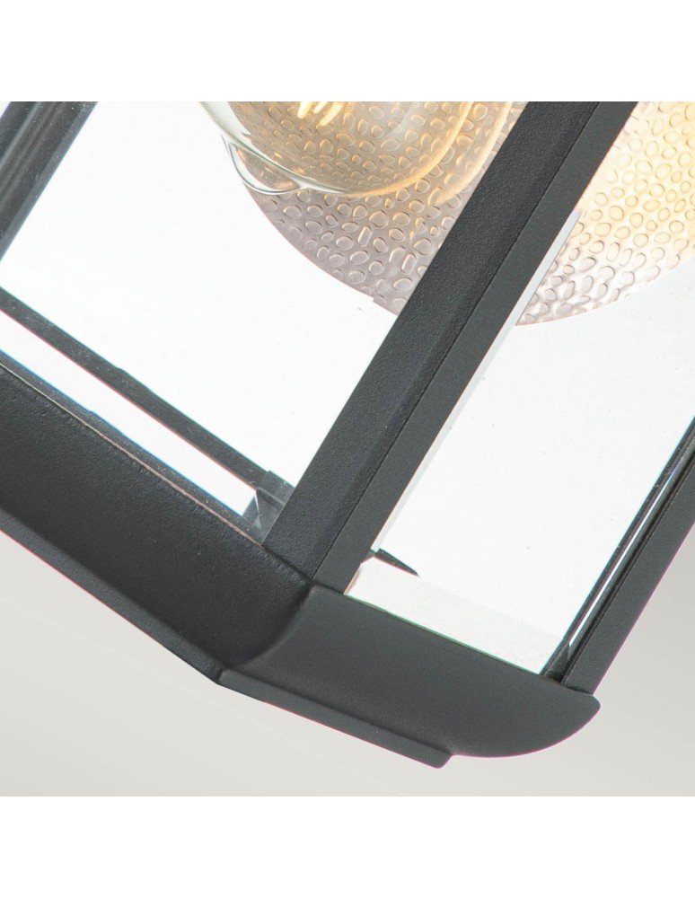 Elstead Lighting Średnia latarnia naścienna Byron - 1 źródło światła - Grafitowe IP44 QZ-BYRON-M-GR Elstead Lighting Średnia latarnia naścienna Byron - 1 źródło światła - Grafitowe IP44 QZ-BYRON-M-GR