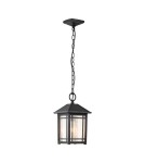 Elstead Lighting Średnia latarnia wisząca Cedar Point - 1 źródło światła IP44 QZ-CEDAR-POINT8-M-BK Elstead Lighting Średnia latarnia wisząca Cedar Point - 1 źródło światła IP44 QZ-CEDAR-POINT8-M-BK