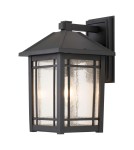 Kinkiety zewnętrzne - Elstead Lighting Duża latarnia naścienna Cedar Point - 1 źródło światła IP44 QZ-CEDAR-POINT-L-BK - product 1