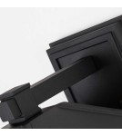 Kinkiety zewnętrzne - Elstead Lighting Duża latarnia naścienna Cedar Point - 1 źródło światła IP44 QZ-CEDAR-POINT-L-BK - product 3