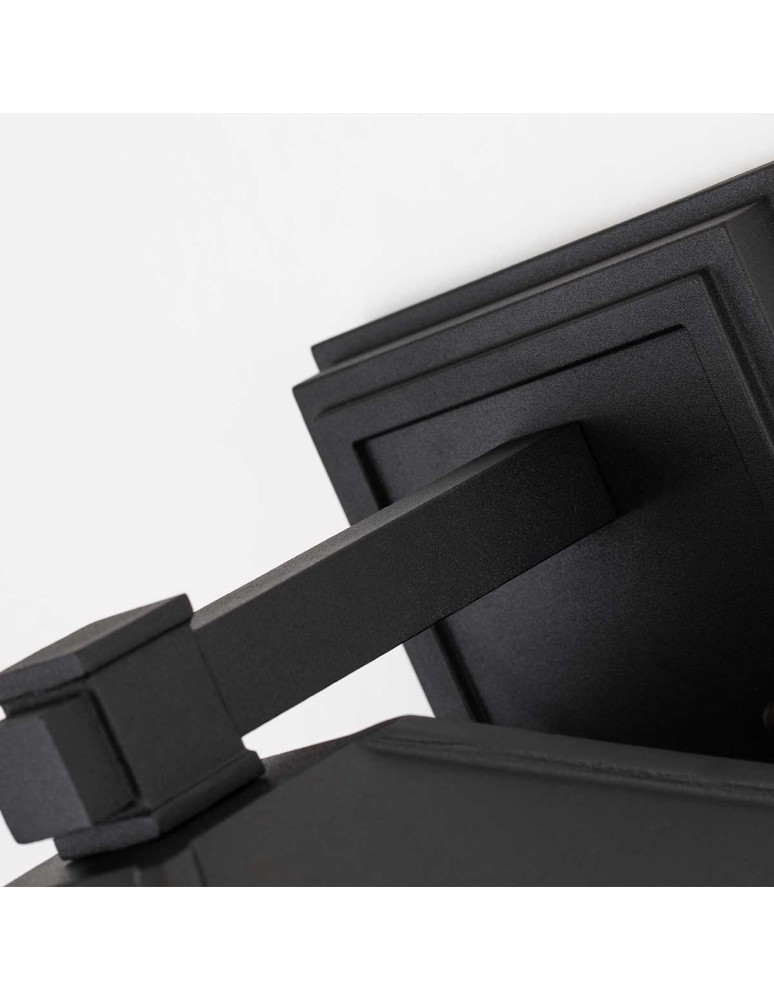 Elstead Lighting Duża latarnia naścienna Cedar Point - 1 źródło światła IP44 QZ-CEDAR-POINT-L-BK