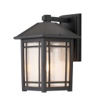Kinkiety zewnętrzne - Elstead Lighting Średnia latarnia naścienna Cedar Point - 1 źródło światła IP44 QZ-CEDAR-POINT-M-BK - product 1