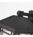 Kinkiety zewnętrzne - Elstead Lighting Średnia latarnia naścienna Cedar Point - 1 źródło światła IP44 QZ-CEDAR-POINT-M-BK - product 2