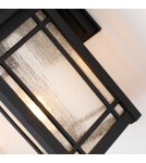 Kinkiety zewnętrzne - Elstead Lighting Średnia latarnia naścienna Cedar Point - 1 źródło światła IP44 QZ-CEDAR-POINT-M-BK - product 3