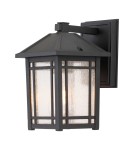 Kinkiety zewnętrzne - Elstead Lighting Mała latarnia naścienna Cedar Point - 1 źródło światła IP44 QZ-CEDAR-POINT-S-BK - product 1