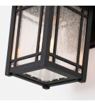 Kinkiety zewnętrzne - Elstead Lighting Mała latarnia naścienna Cedar Point - 1 źródło światła IP44 QZ-CEDAR-POINT-S-BK - product 4