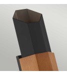Elstead Lighting Duża latarnia naścienna LED Chasm IP44 QZ-CHASM-L-BKW Elstead Lighting Duża latarnia naścienna LED Chasm IP44 QZ-CHASM-L-BKW