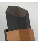 Elstead Lighting Średnia latarnia naścienna Chasm IP44 QZ-CHASM-M-BKW Elstead Lighting Średnia latarnia naścienna Chasm IP44 QZ-CHASM-M-BKW