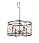 Lampy wiszące - Elstead Lighting Lampa wisząca / Żyrandol Dury - 4 źródła światła QZ-DURY-P - product 1