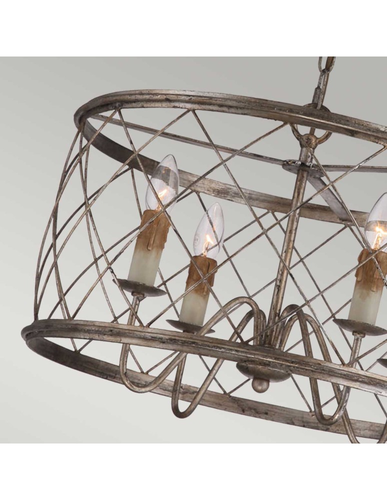 Lampy wiszące - Elstead Lighting Lampa wisząca / Żyrandol Dury - 4 źródła światła QZ-DURY-P - product kolory-swiatla.pl 3