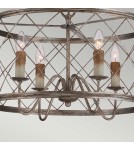 Lampy wiszące - Elstead Lighting Lampa wisząca / Żyrandol Dury - 4 źródła światła QZ-DURY-P - product 4