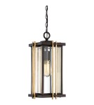 Lampy zewnętrzne wiszące - Elstead Lighting Średnia latarnia wisząca Goldenrod - 1 źródło światła IP44 QZ-GOLDENROD8-M - product 1