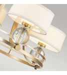 Elstead Lighting Żyrandol Gotham - 4 źródła światła - Szczotkowany mosiądz QZ-GOTHAM4-BB Elstead Lighting Żyrandol Gotham - 4 źródła światła - Szczotkowany mosiądz QZ-GOTHAM4-BB