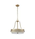 Lampy wiszące - Elstead Lighting Lampa wisząca Gotham - 4 źródła światła - Szczotkowany mosiądz QZ-GOTHAM-P-BB - product 2