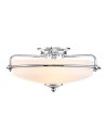 Elstead Lighting Plafon Griffin - 3 źródła światła - Polerowany chrom QZ-GRIFFIN-F-PC