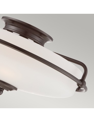 Elstead Lighting Plafon Griffin - 3 źródła światła - Brąz palladiański QZ-GRIFFIN-F-PN - produkt 2