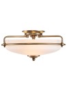 Elstead Lighting Plafon Griffin - 3 źródła światła - Postarzany mosiądz QZ-GRIFFIN-F-WS