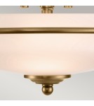 Lampy sufitowe klasyczne - Elstead Lighting Plafon Griffin - 3 źródła światła - Postarzany mosiądz QZ-GRIFFIN-F-WS - product 3