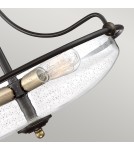 Lampy sufitowe klasyczne - Elstead Lighting Półplafon Griffin - 3 źródła światła - Brąz palladiański / Postarzany mosiądz QZ-GRIFFIN-SFS-C-PNAB - product 4